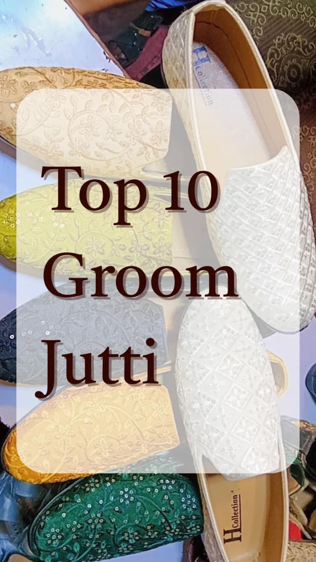 Top 10 Groom Jutti | Dream Wedding Hub