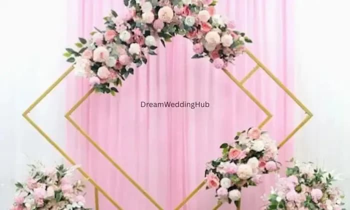 Floral Wedding Stage Decoration
