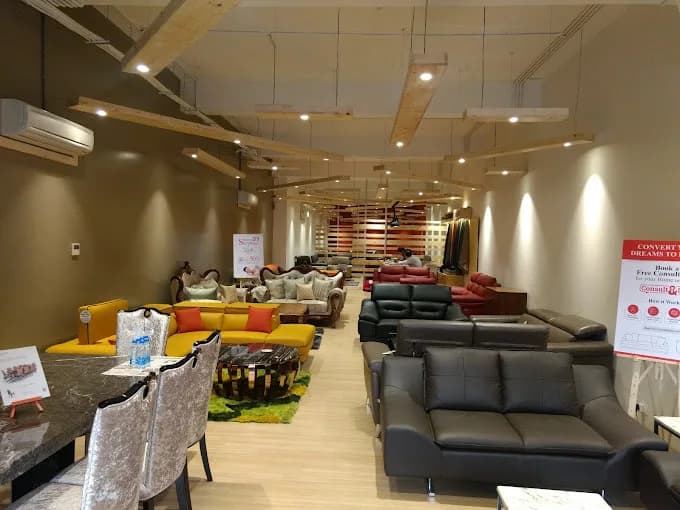 Color furniture hall