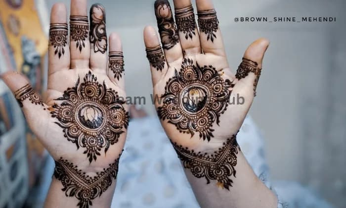 Brown shine mehendi