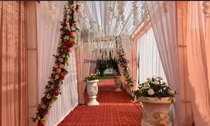 Red rose event decoration