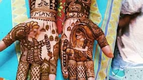 Surya mehandi design