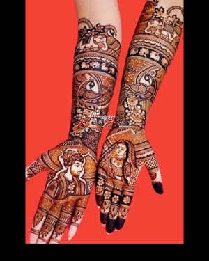 Lovely Mehendi Art