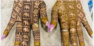 Ganesh mehndi art