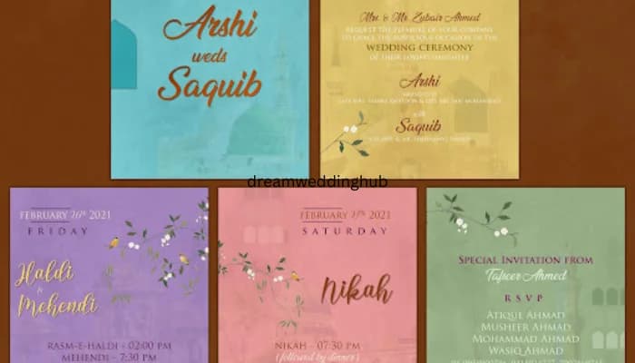 Digital Wedding Invites