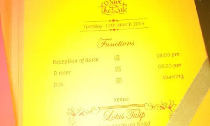 Karthikeya Paper Wedding Card Karthikeya Paper Wedding Card