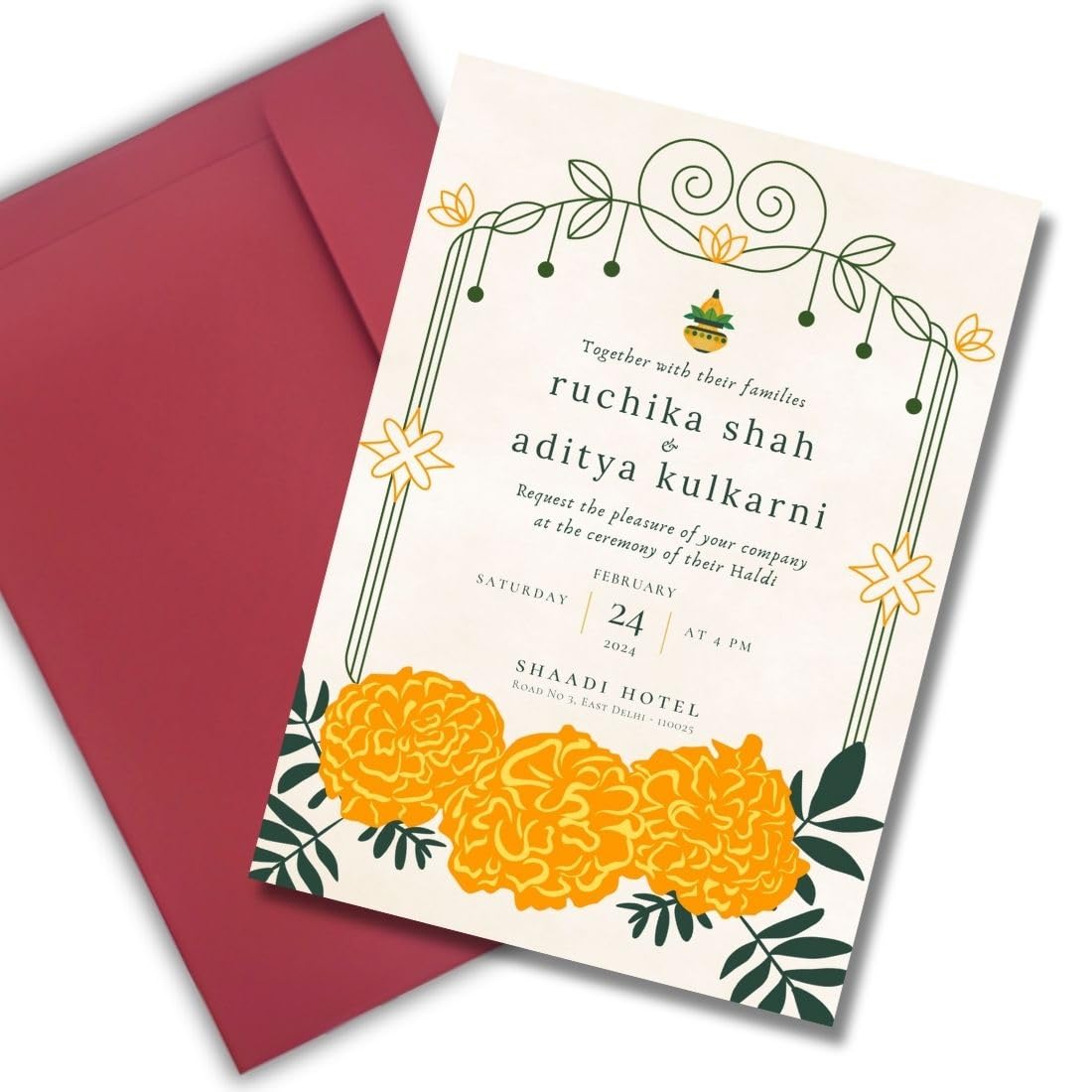 Pragati wedding Cards